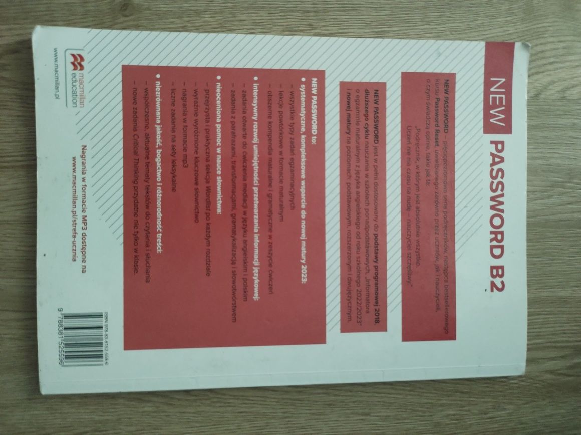 New Password B2 książka