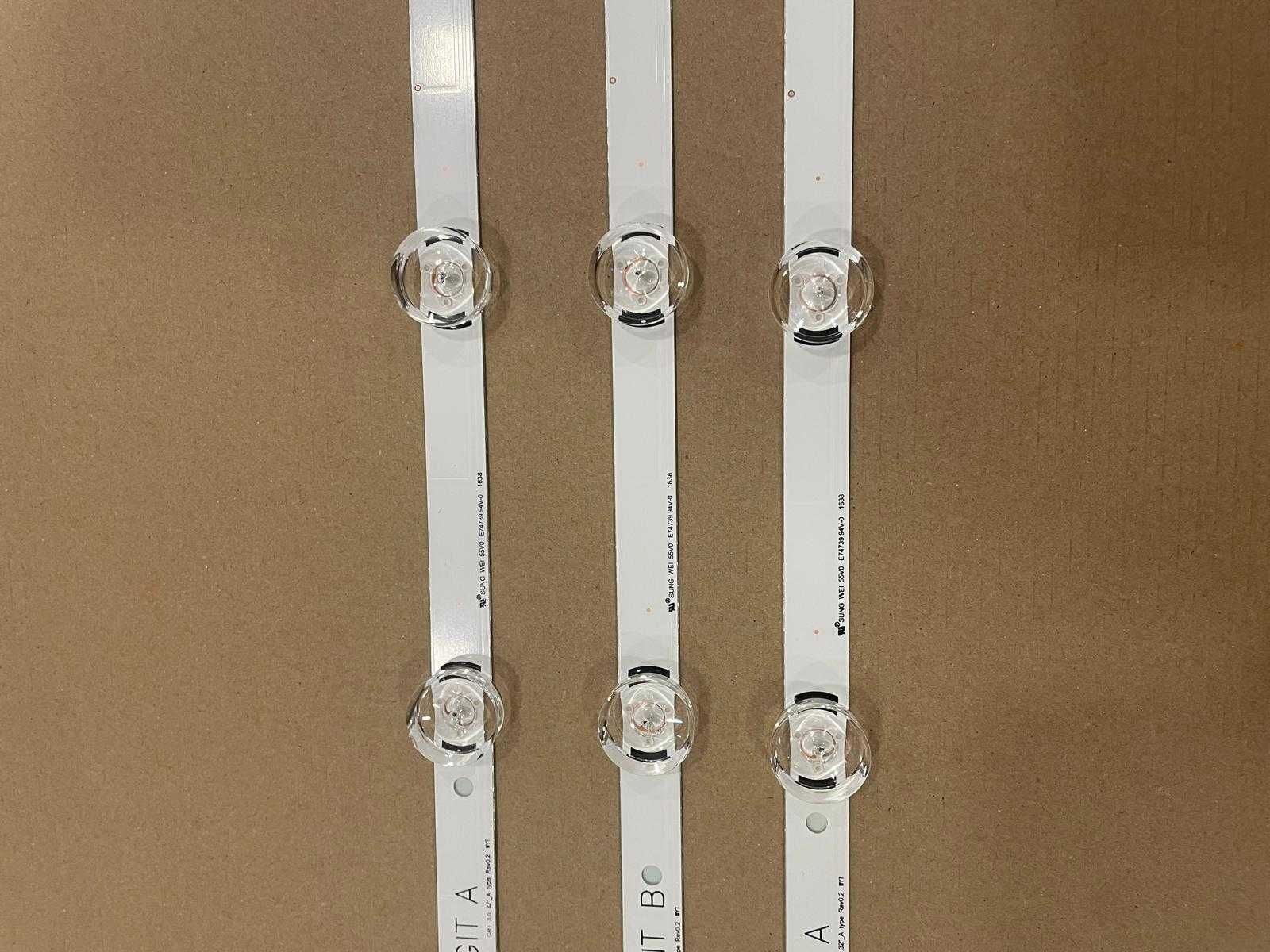 BARRAS DE LED para LG   32LB550B  32LF620U
