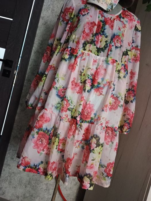 шифоновое платье с подъюбником. Р44-50. Летнее. Молодежное.