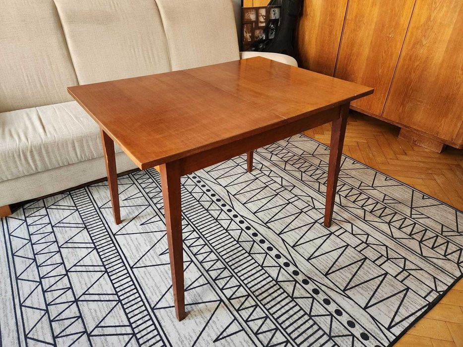 Stół rozkładany - Jarocińskie Fabryki Mebli - vintage, PRL, lata 60