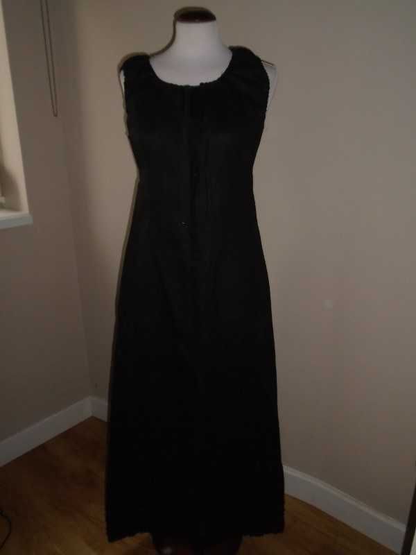 Vestido comprido preto