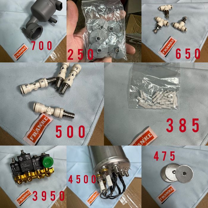 Запчастини, запчасти для кавомашин  Франке, Franke