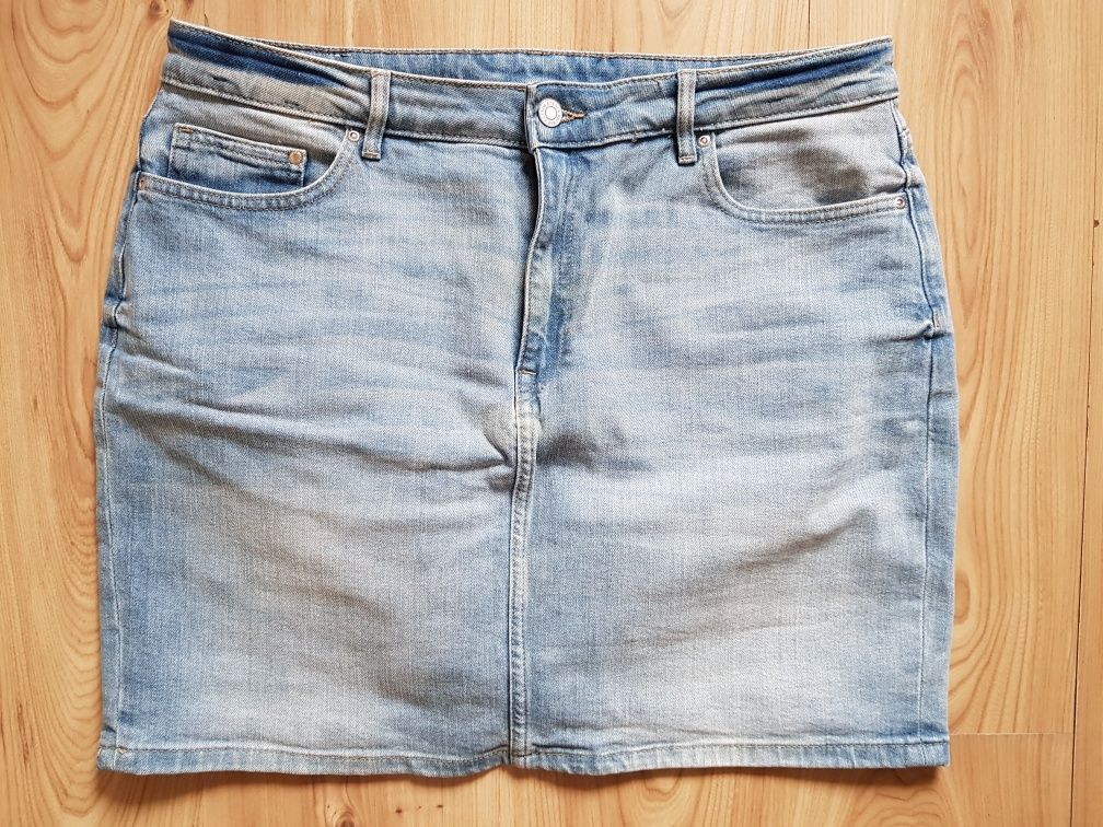 H&M denim klasyczna spódnica jeansowa 44