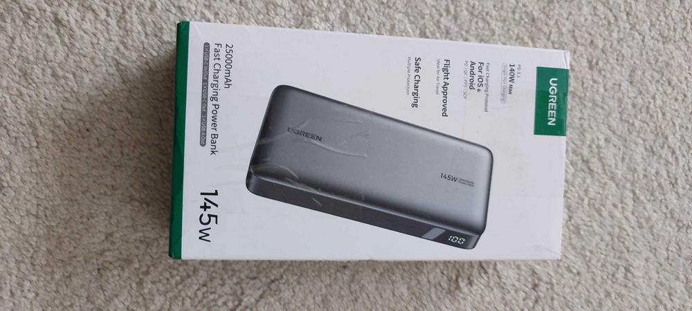 Powerbank UGREEN 25000 mAh 145W Szary