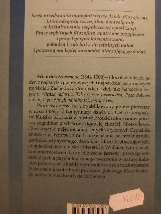 Nietzsche wędrowiec i jego cień