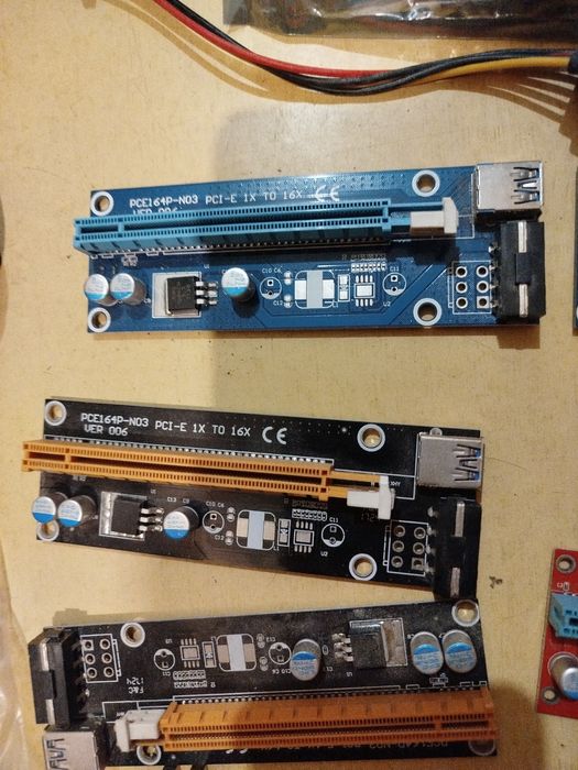 Райзер для відеокарти Riser PCI-Ex x1 to x16