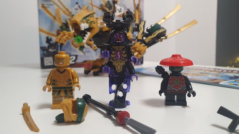 Lego ninjago 70666 The Golden Dragon 100% kompletny