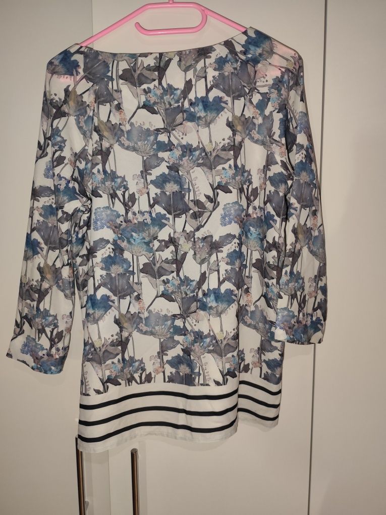 Elegancka wiosenna bluzka damska długi rękaw 36