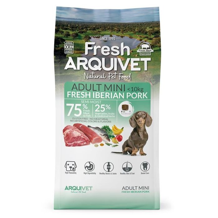 ARQUIVET FRESH MINI wieprzowina 1 kg +GRATIS Karma dla małych ras psów