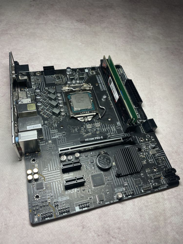 Комплект H510M PRO-E 10100f DDR4 16 gb