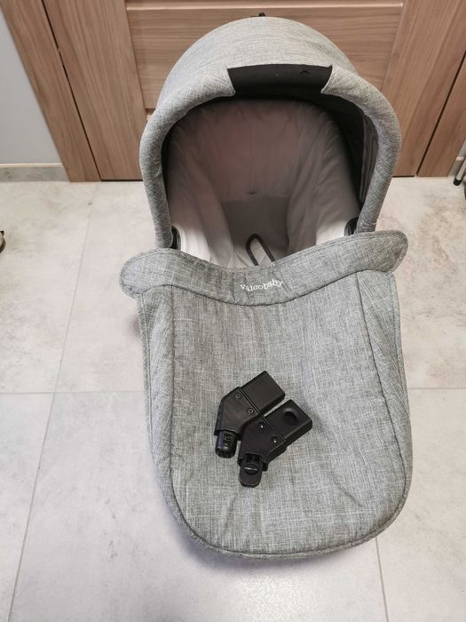 Gondola Valco Baby Snap Grey Marle + adaptery – używana