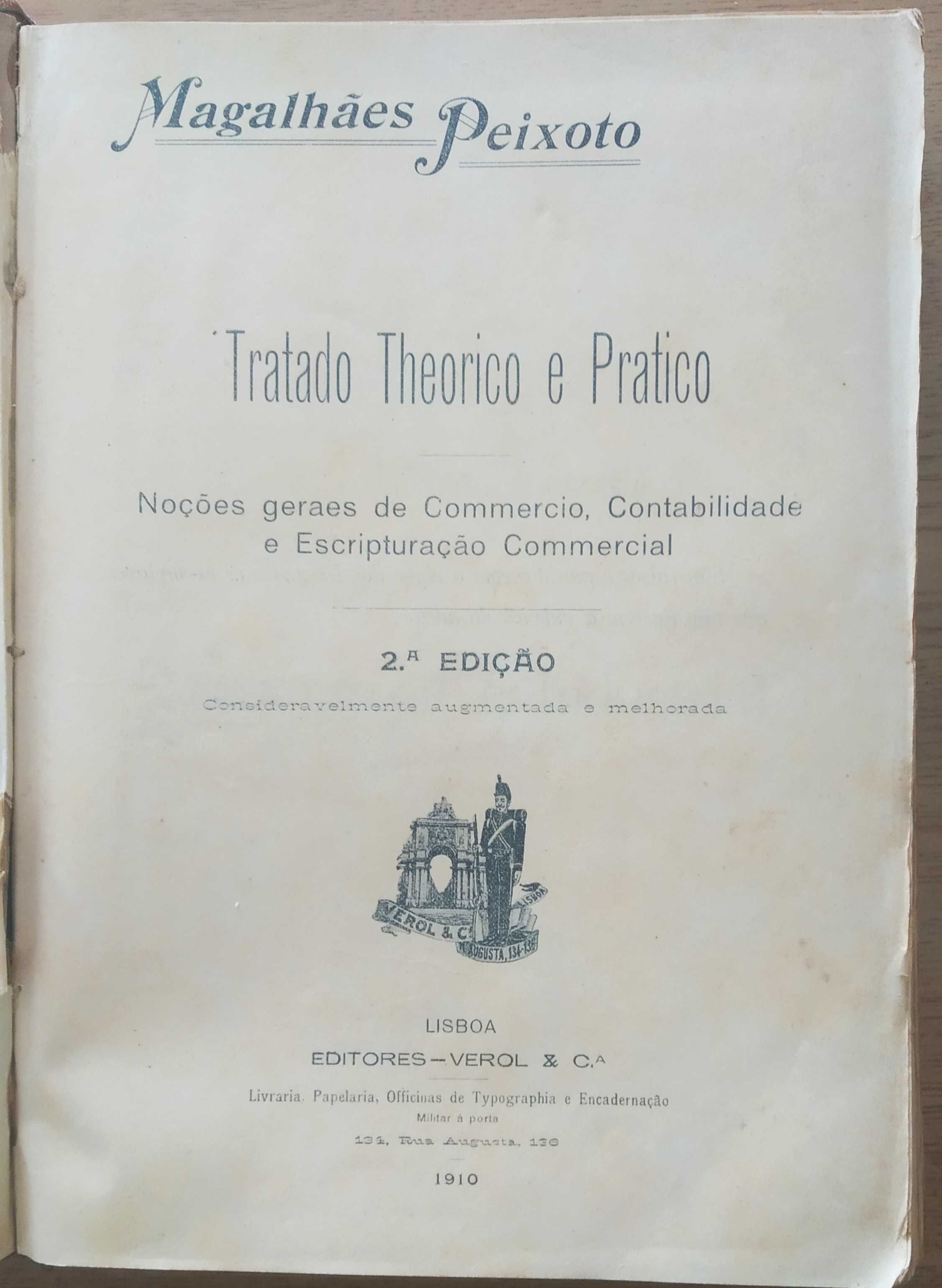 Tratado de escrita comercial datado de 1909