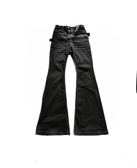 в НАЛИЧИИ М,S,XL Rick OwensDrkshdw Flared Jeans клеш джинсы rick owens