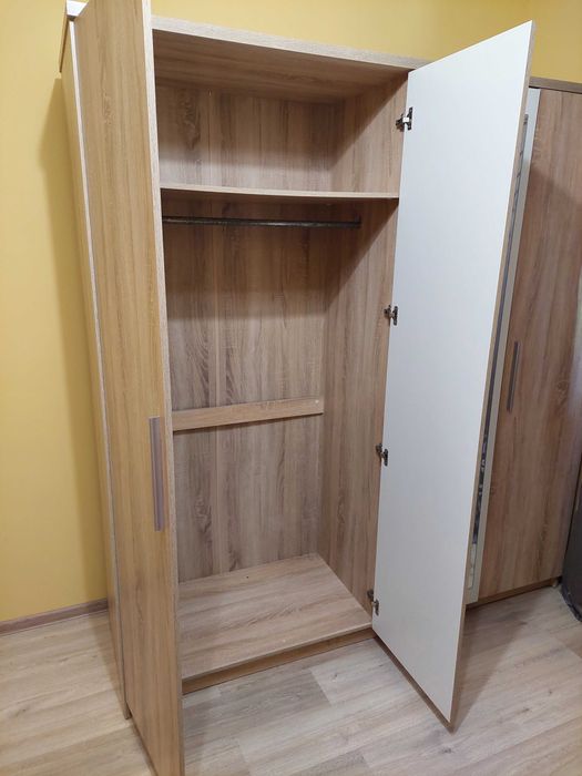 Шафа 4 дверці 2 з дзеркалами 200 х 214 х 58 Jysk