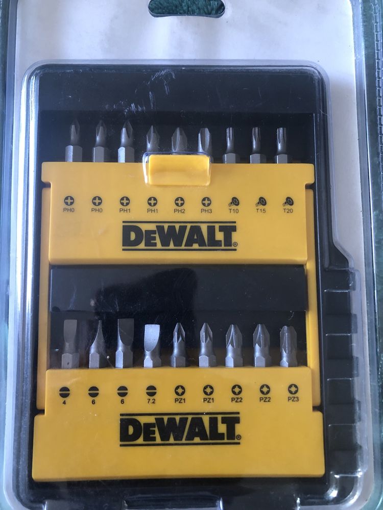 Wiertla bity dewalt nowe