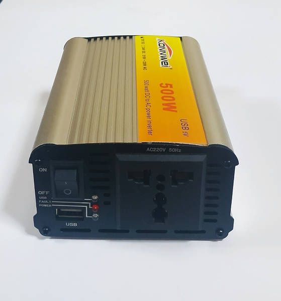 Инвертор Konnwei 500W, 12V DC, 220V AC