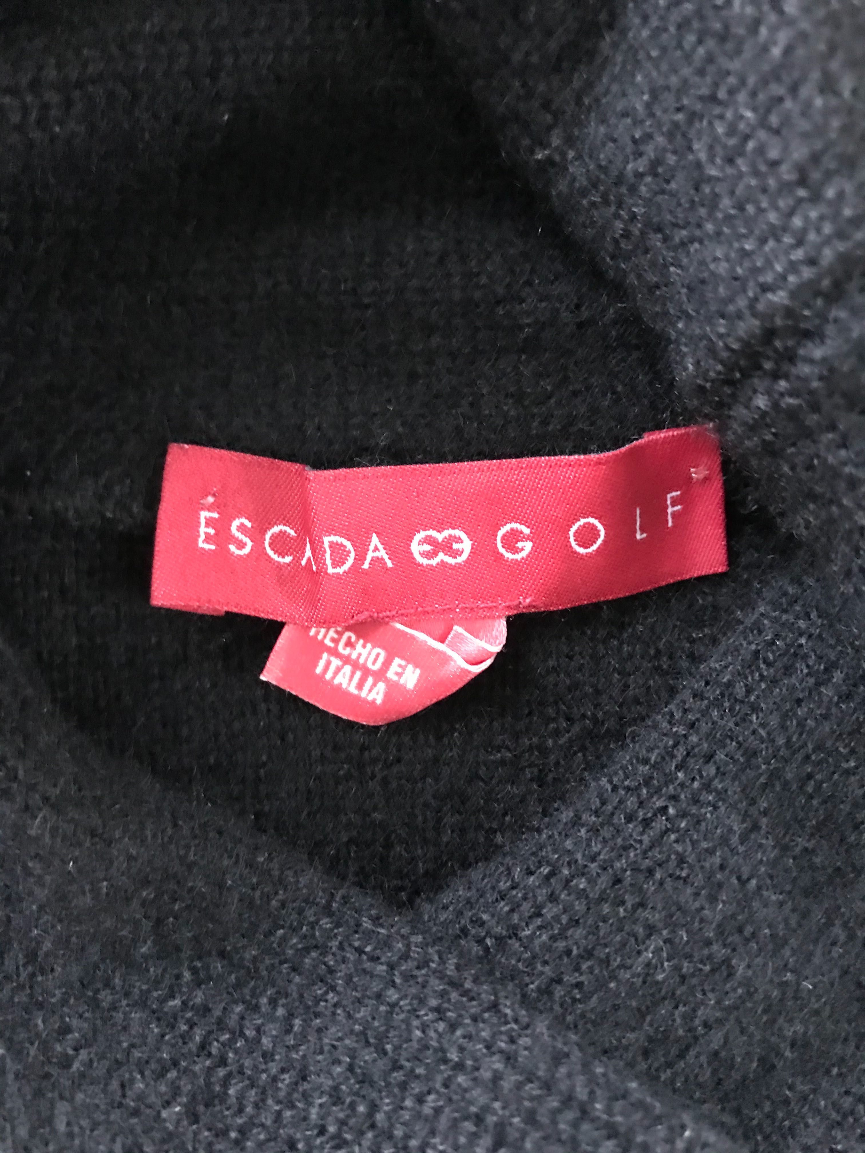 ESCADA sweter golf damski S 100% kaszmir