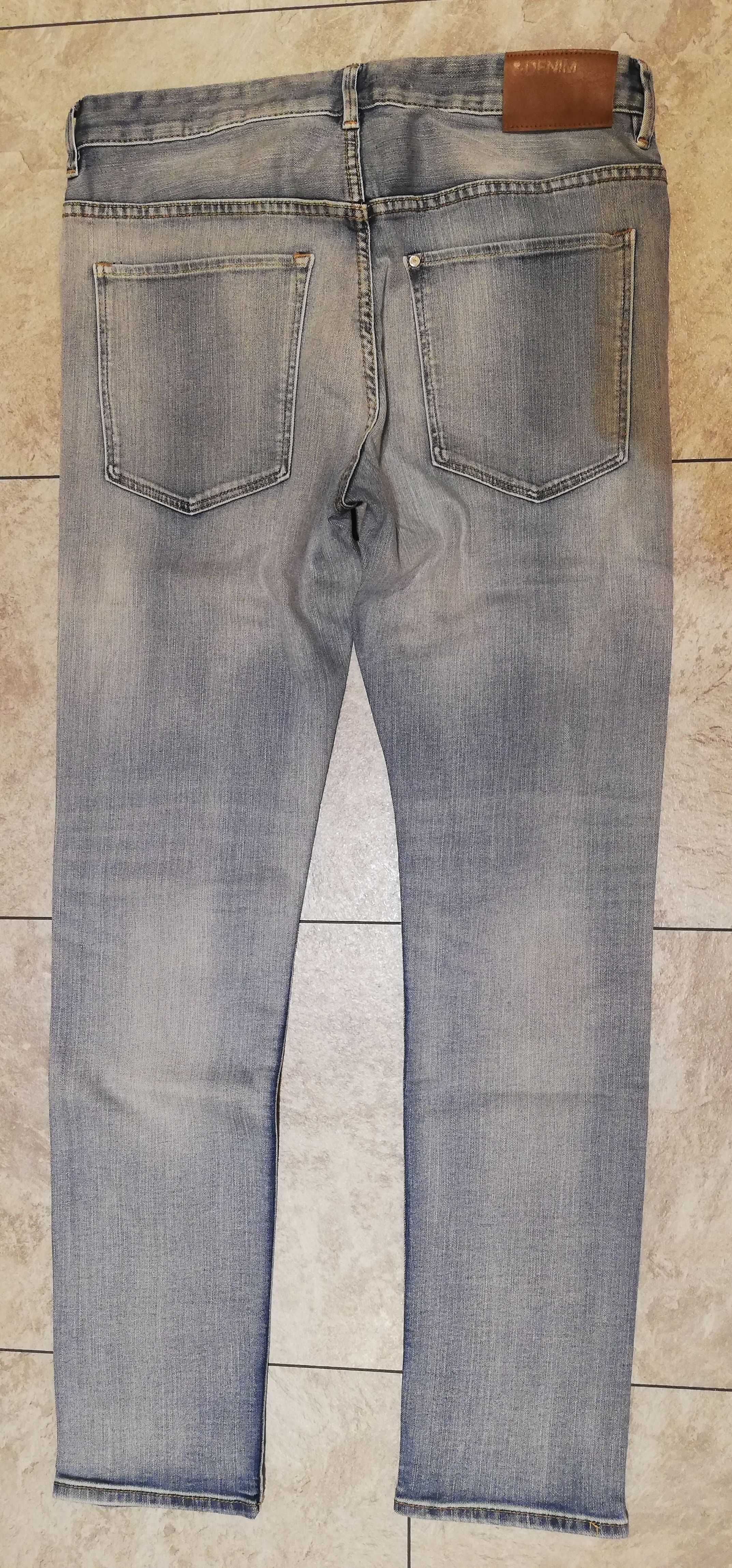 Spodnie JEANSY H&M slim wąskie   roz. 170