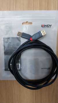 Cabos Lindy USB de 2 e 5metros