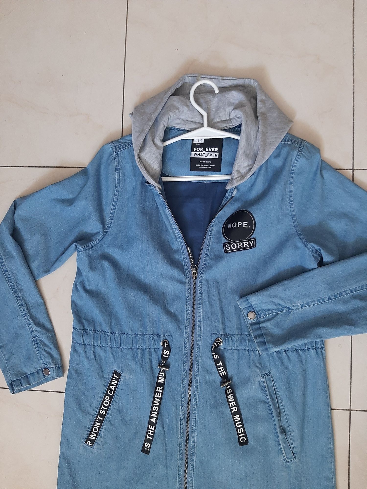 Kurtka/płaszczyk bluza  jeansowa Reserved rozm. 40