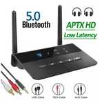 Aptx HD LL B2 Bluetooth Audio Receiver Transmitter BT 5.0 Low Latency
