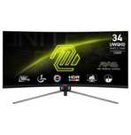 Monitor MSI MAG 345CQR 34" UWQHD VA 180Hz