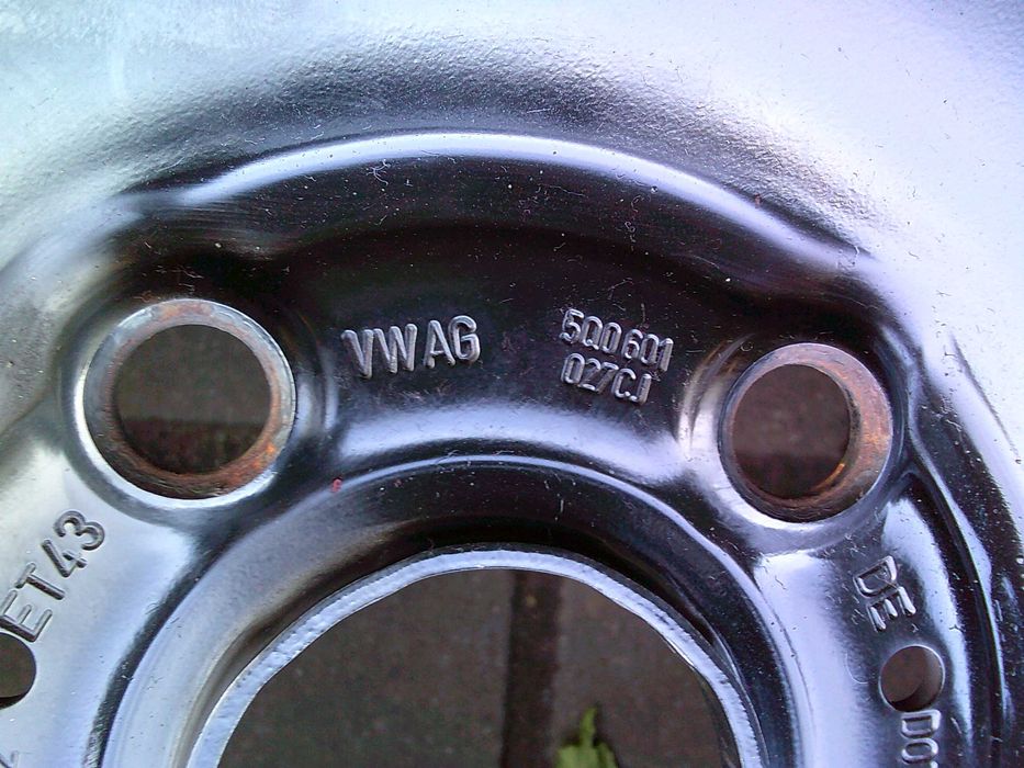 Felgi stalowe VW 6J16 ET43 5x112