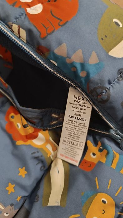 Зимовий комбінезон NEXT для хлопчикаа 9-12 місяців.