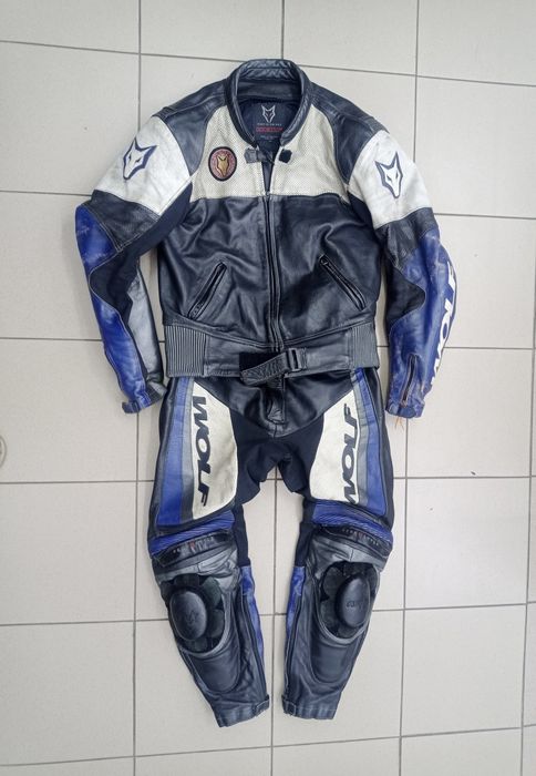 Мото костюм мужской кожаный р. М, Wolf Англия.