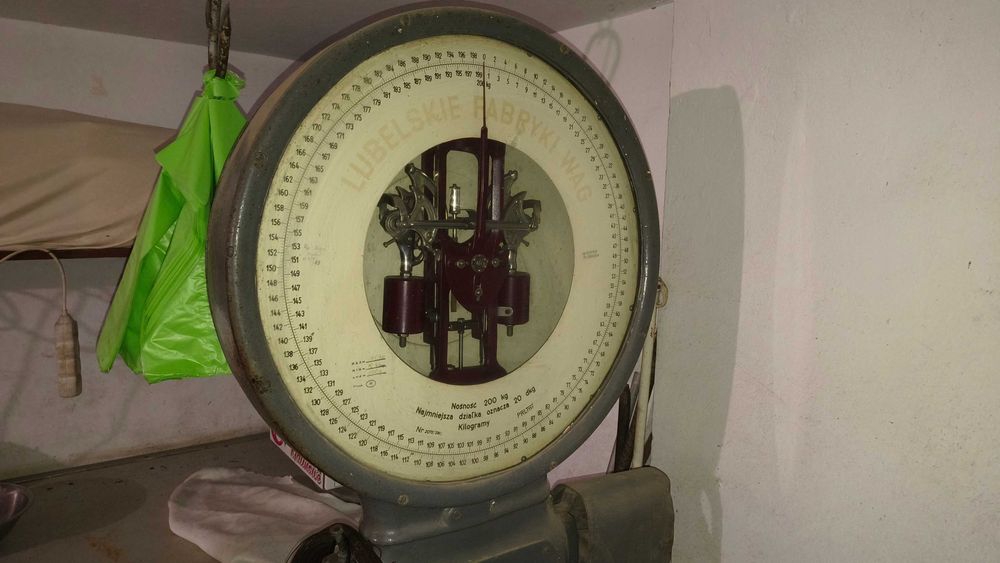 Waga zegarowa 200kg z rolkami