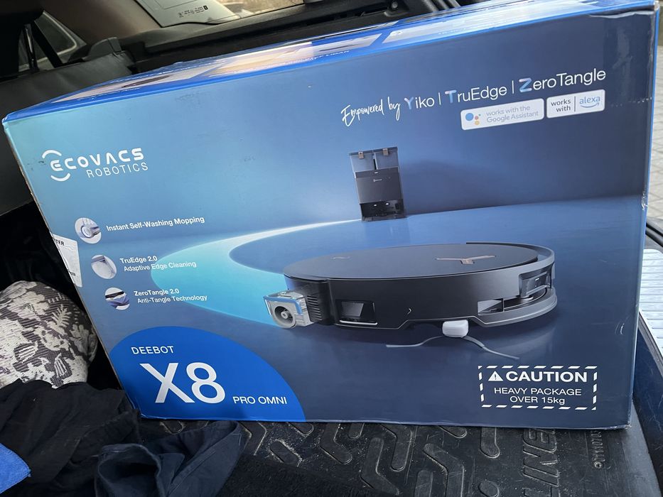 Ecovacs X8 PRO OMNI, робот пилосос