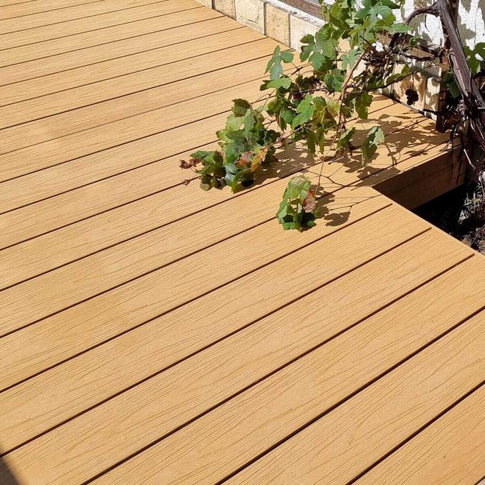 DESKA TARASOWA Premium Liderwood |  PRÓBKA | Ecru / Dąb Jasny