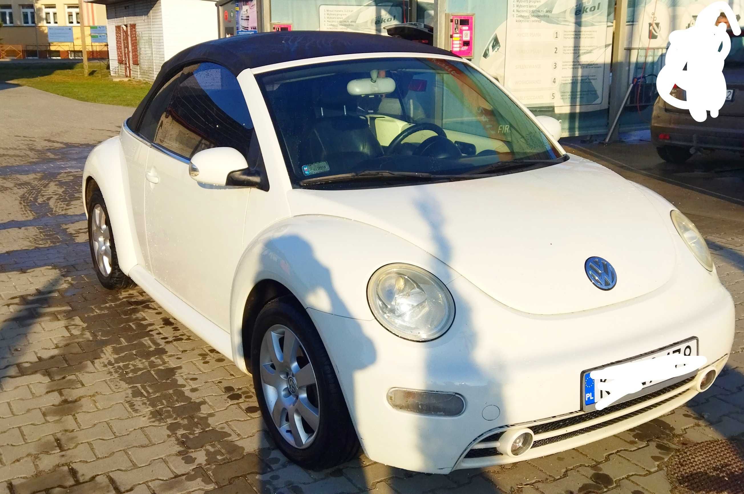 Volkswagen New Beetle Cabrio 1.9 TDI 2005 • Skóra • Podgrzewane fotele