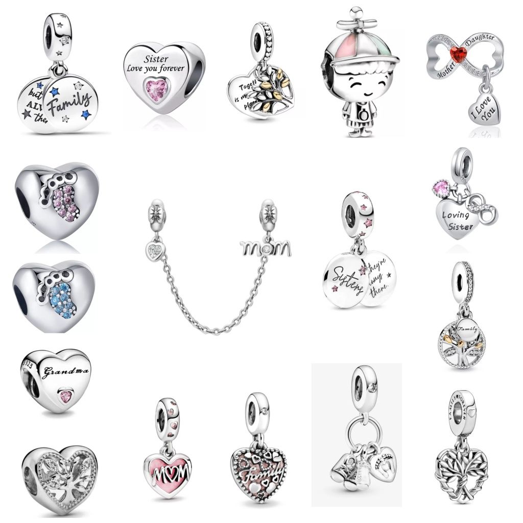 Charms do bransoletek typu Pandora