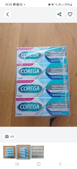 Corega klej komfortowe opakowania