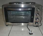 Mini forno com duas placas eléctricas