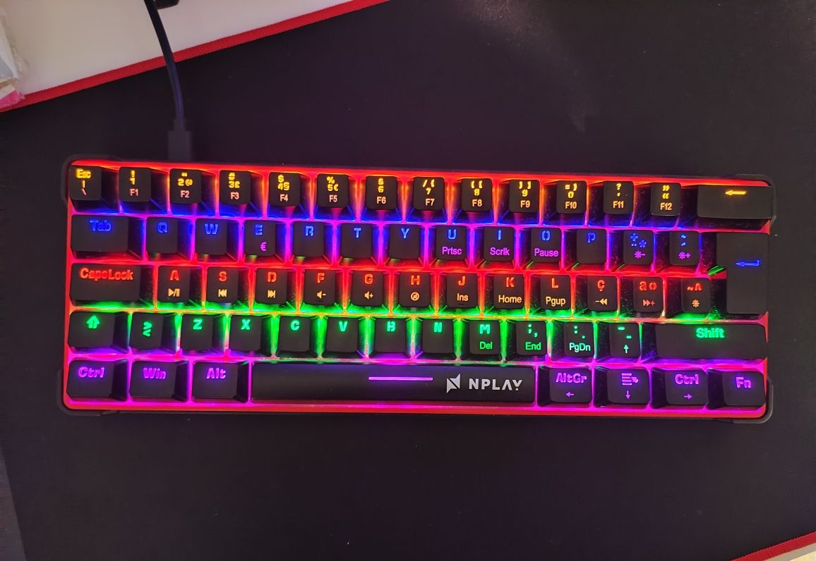 Teclado N-Play Gaming RGB