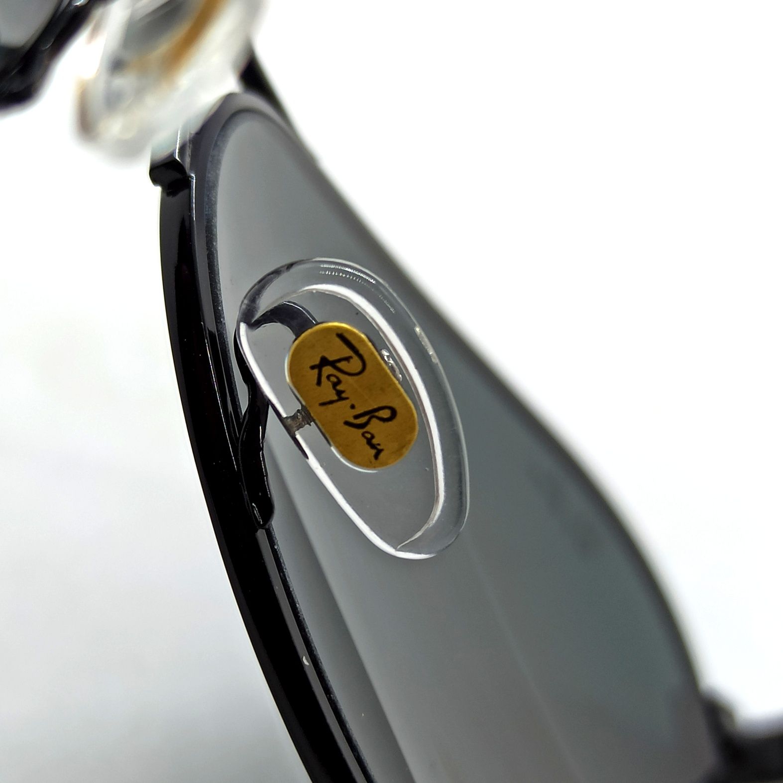 Ray Ban очки капли мужские линзы черные стекло в черном металле