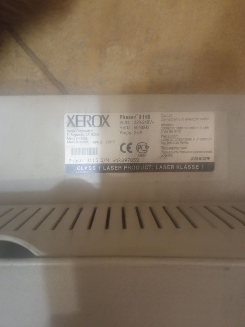 Продам принтер Xerox Phaser 3116