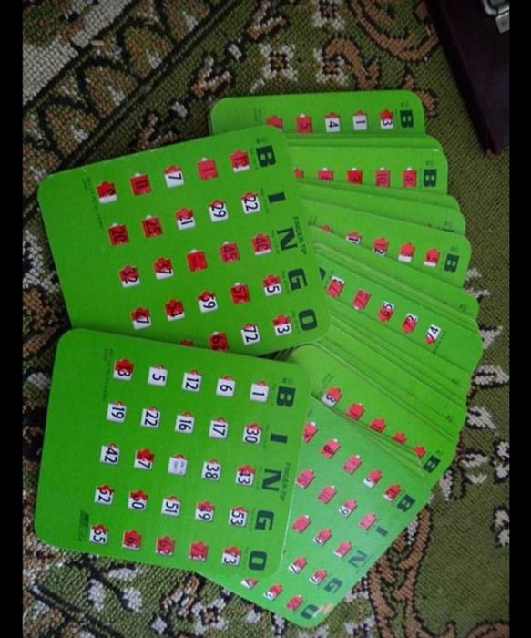 Roleta e cartões Bingo