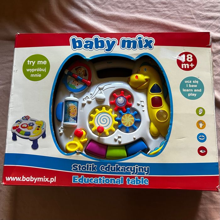 Stolik edukacyjny 3w1 Dino BabyMix