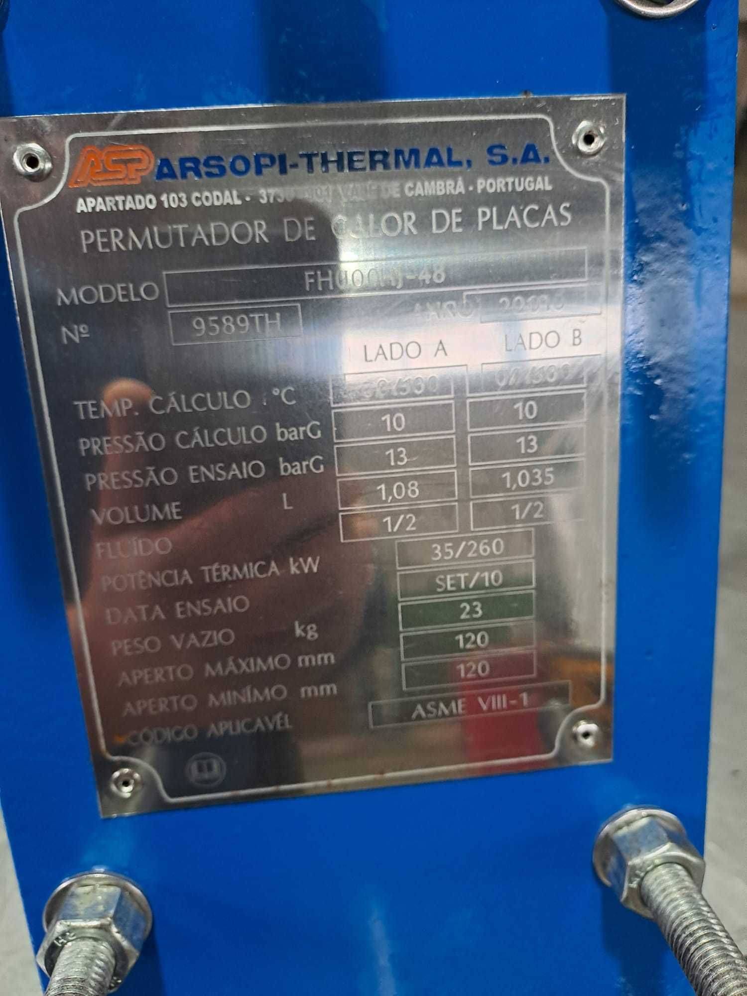 Permutador ARSOPI 48 placas
