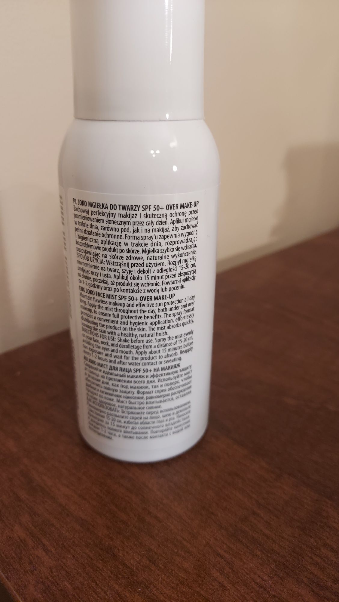 Mgiełka do twarzy spf 50 Joko