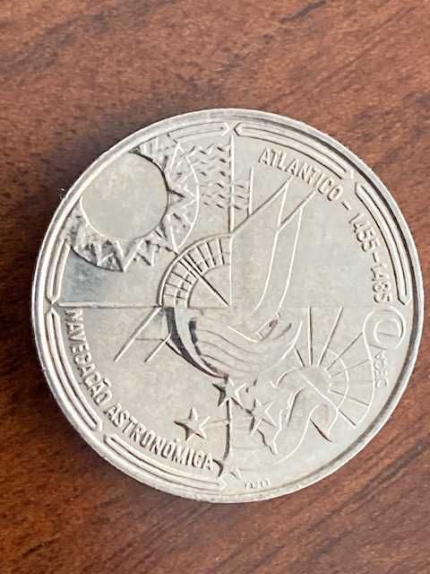 5 Moedas comemorativas 100 escudos, 1990 - Atlântico, Nav. Astronómica