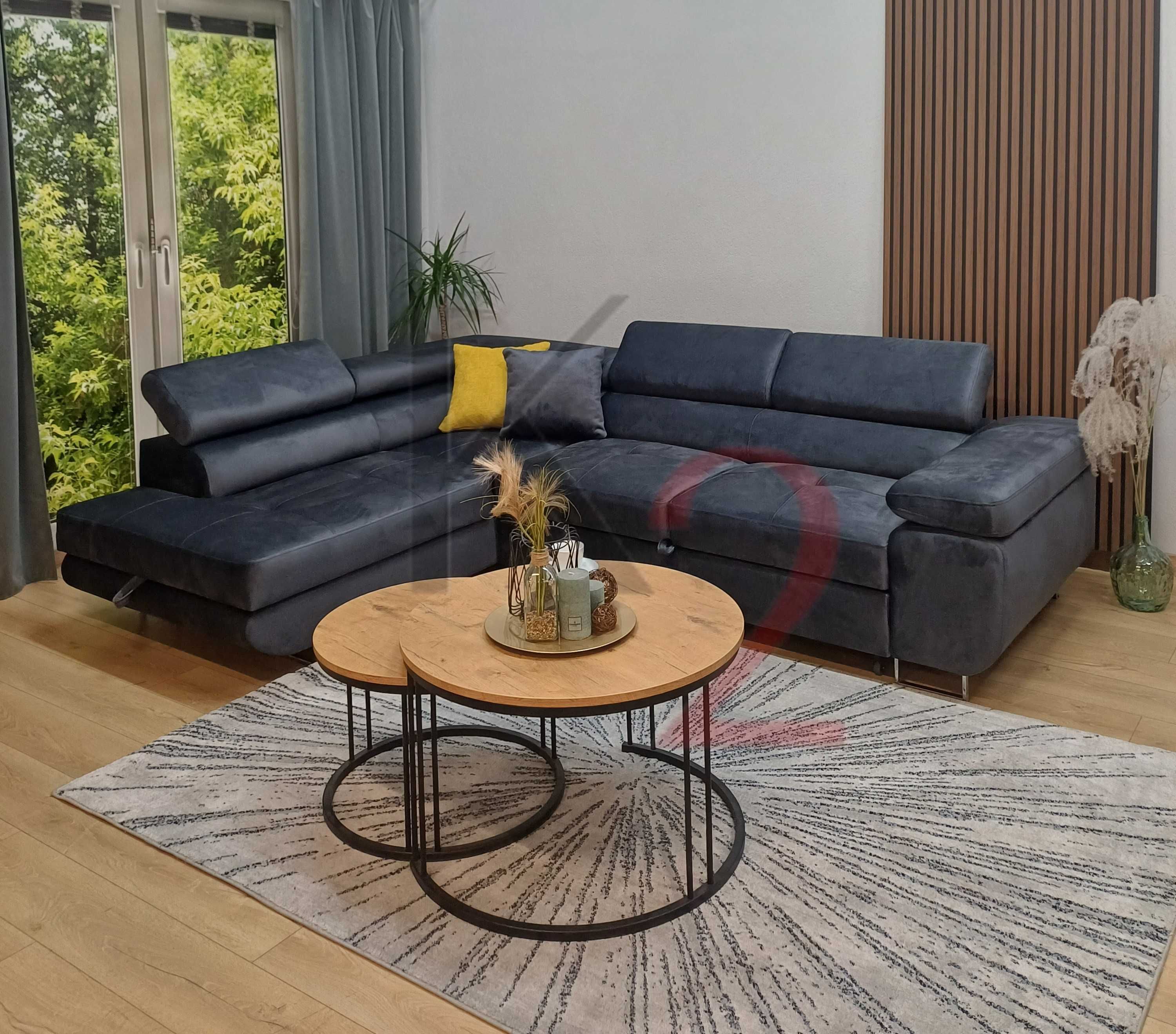Narożnik Arteon rogówka kanapa POD WYMIAR łóżko sofa USB  +GRATIS