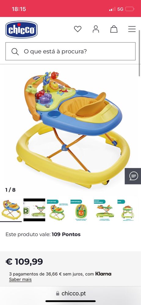 Voador para bebe