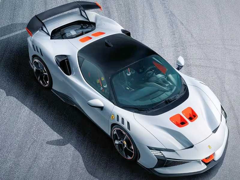 Ferrari SF90 XX - wlot dolot kierownica pow kratka błotnika RH CARBON