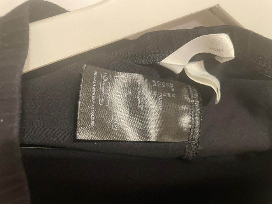 Legginsy Getry spodnie ciążowe H&M Mama rozm. M czarne pas