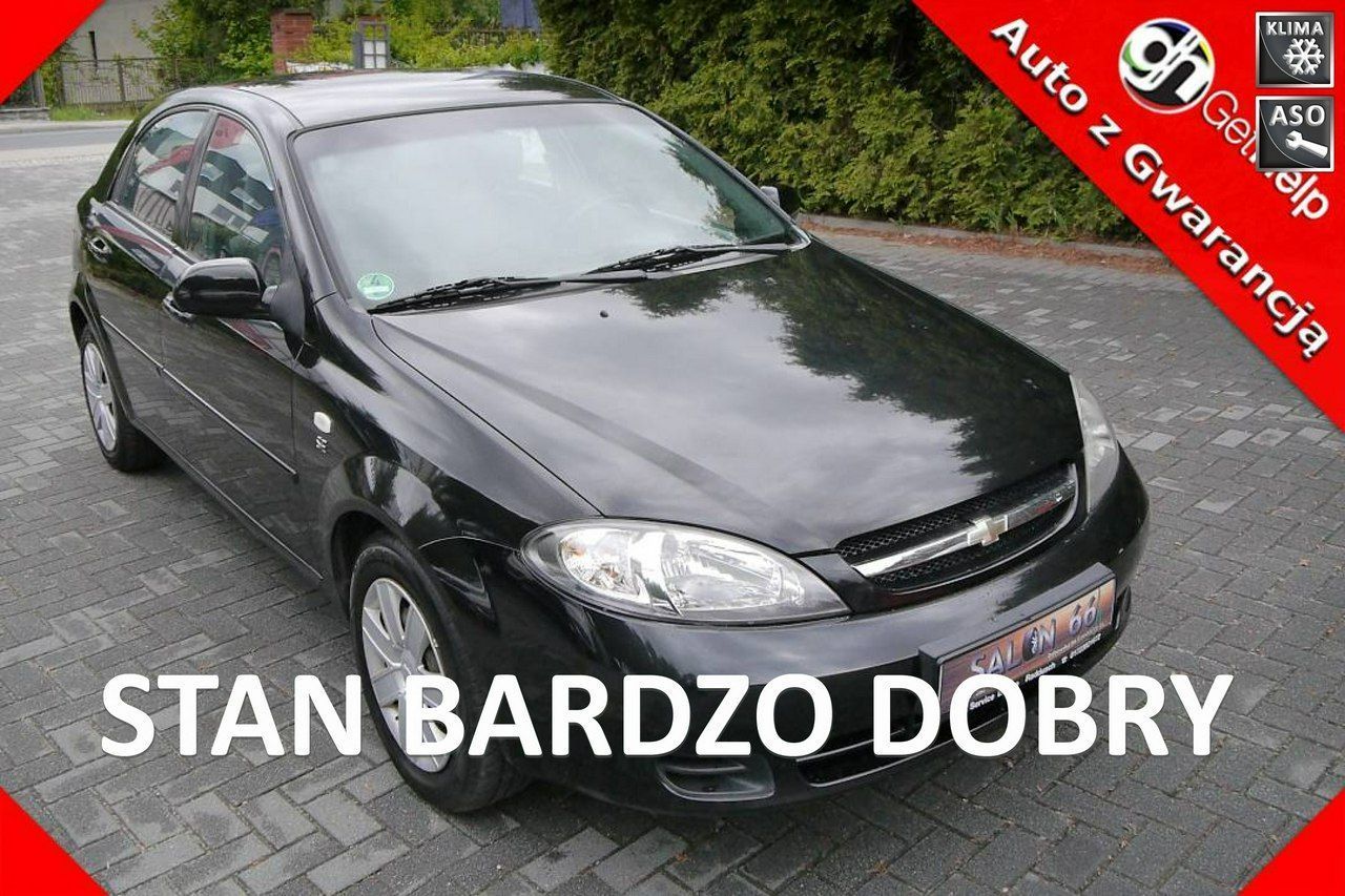 Chevrolet Lacetti 1,4 klima bez rdzy Stan b.dobry bezwypadkowy z Niemiec Gwarancja 12-mc