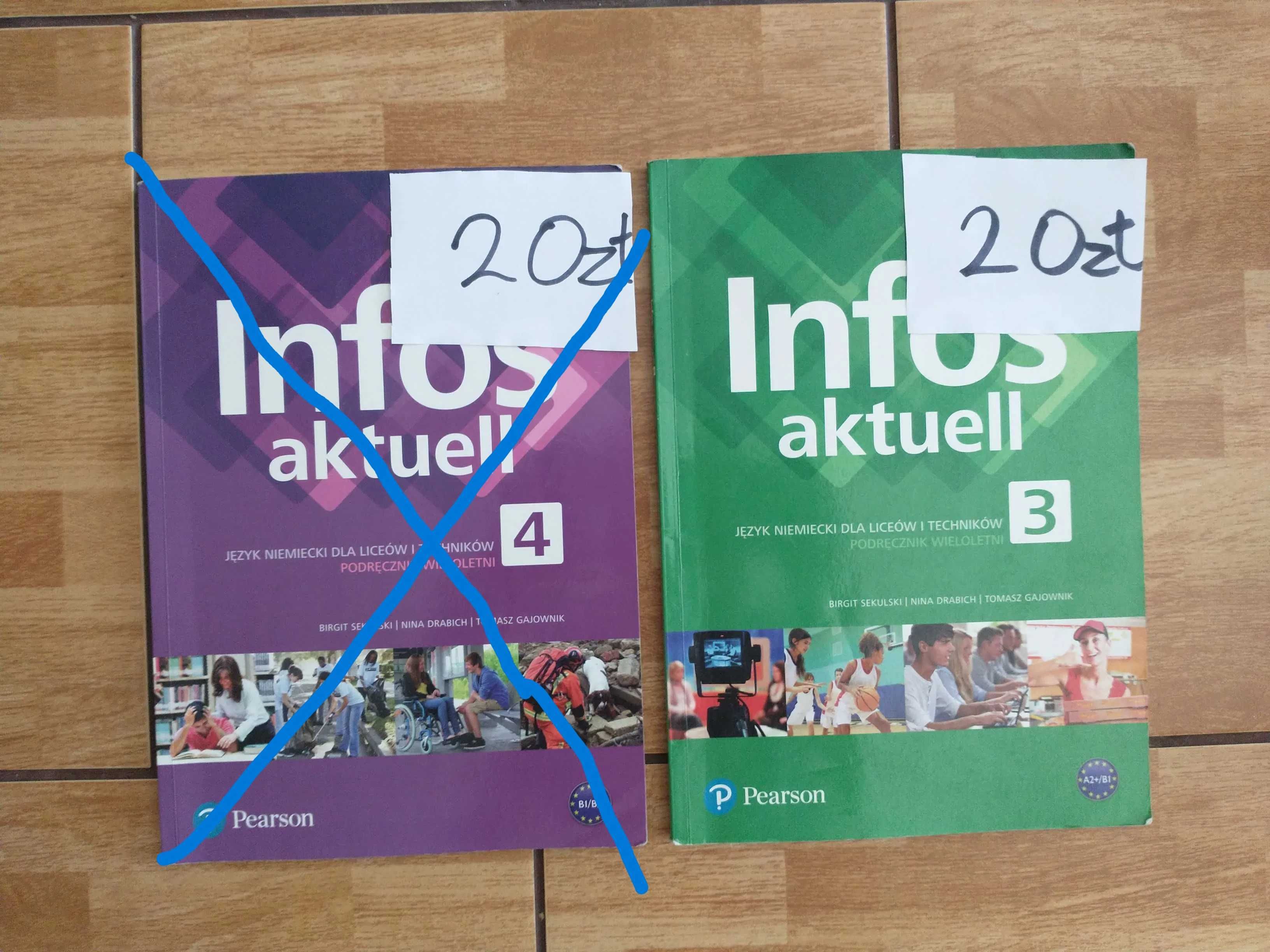 Podręcznik do niemieckiego Infos Aktuell 3 i 4 Stan bdb